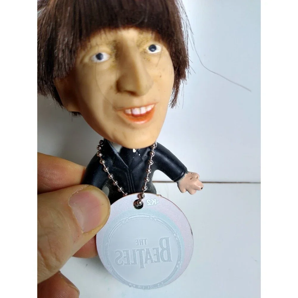 The Beatles Remco Doll John Lennon Doll Original Nems 1964 Hard Body + Keychain